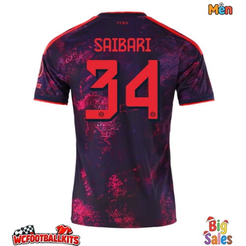 Bayern Munich Ismael Saibari #34 Replica Third Stadium Shirt 2026-27 Short Sleeve